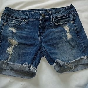 American Eagle Stretch Jean Shorts